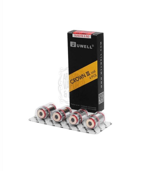 UWELL Crown 3 Tank Coils 0.5 ohms (4 Pack)
