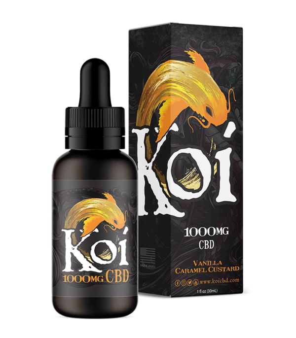 KOI Vape – Vanilla Caramel Custard – 100mg