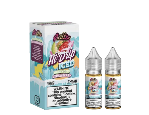 Iced Honeydew Strawberry Salts by Hi-Drip Salt