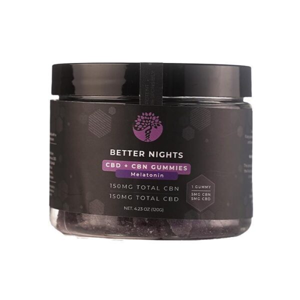 Creating Better Nights 300mg CBD + CBN with Melatonin Sleep Gummies 30ct