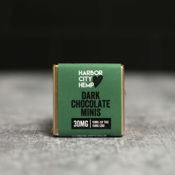 Delta 9 Harbor City Hemp Dark Mini Chocolate 30mg