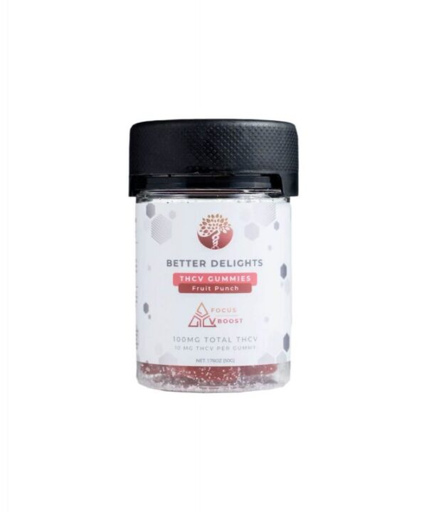 Better Delights THC-V Gummies 100mg – Fruit Punch