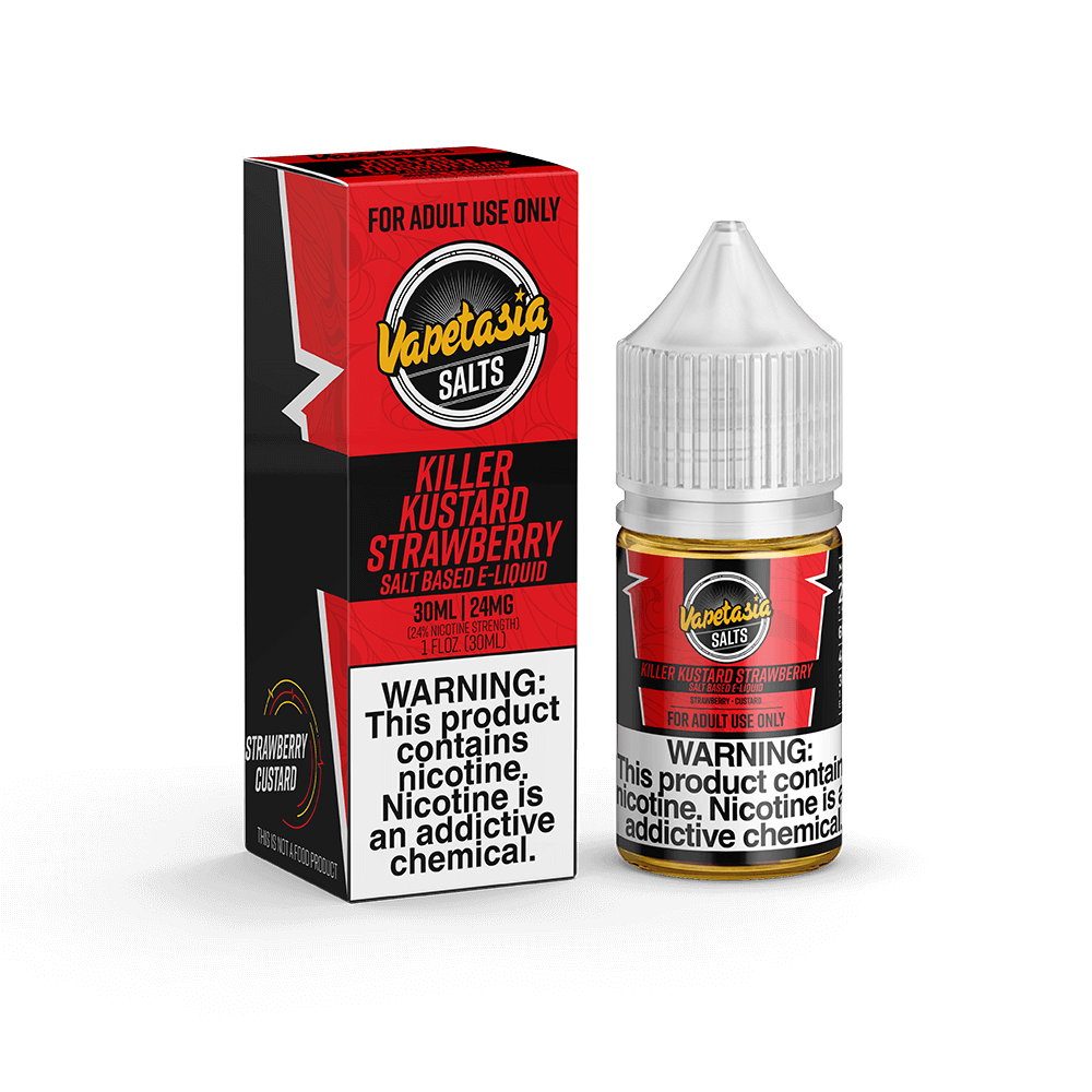 Killer Kustard Strawberry Vapetasia TFN Salts – 30ml