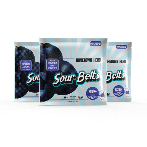 Hometown Hero Delta 9 Sour Belt 3000mg