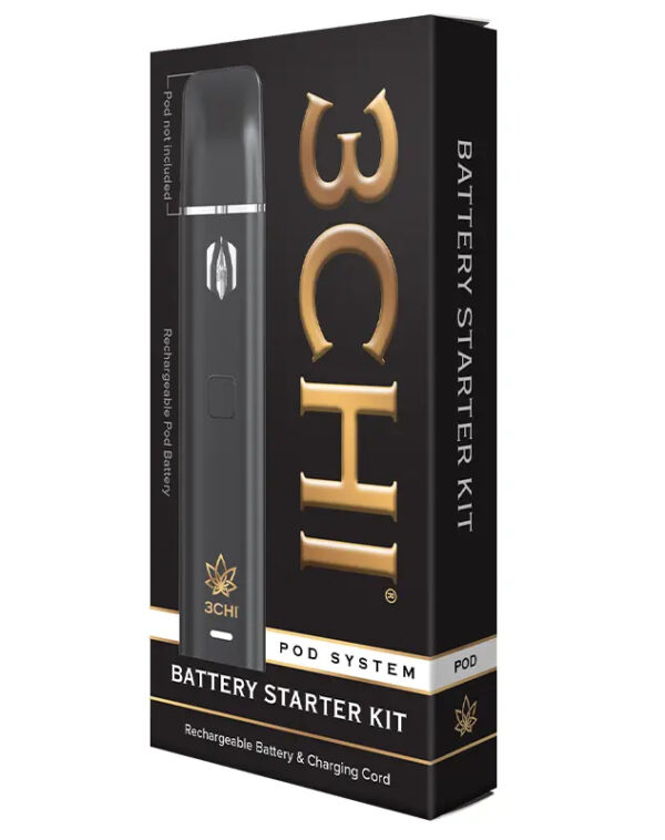 3chi Vape Pod Battery Starter Kit Black